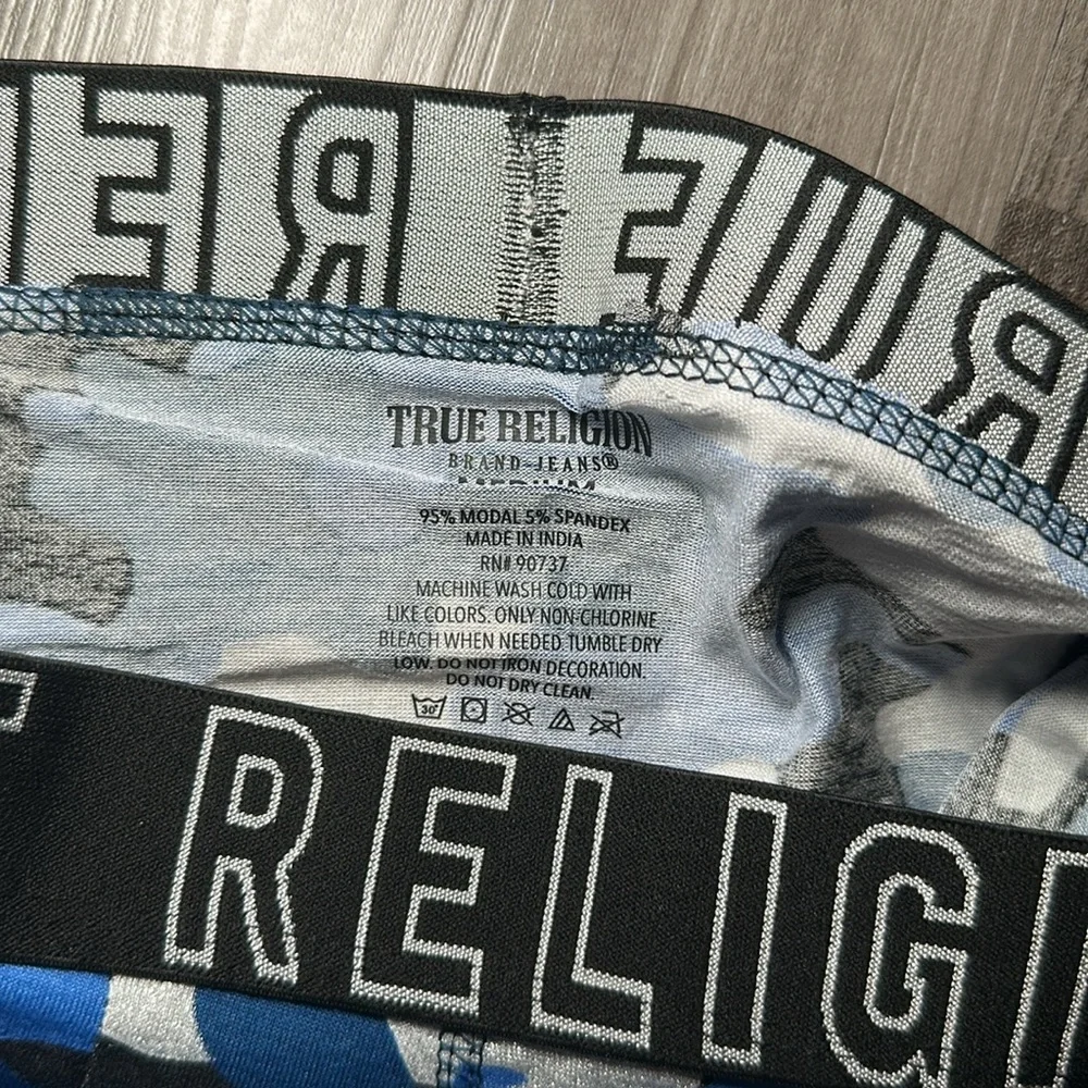True Religion Modal Metallic Camo Boxer Brief - Medium